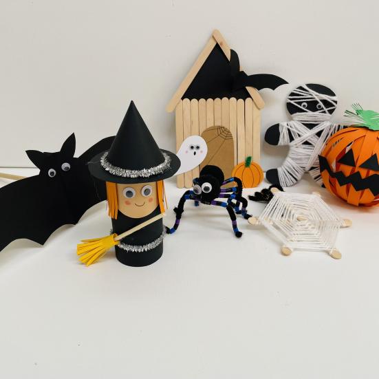 Halloween krea: flagermus, hekse, edderkopper og spøgelser