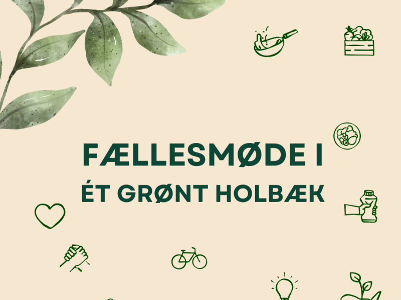 Grafik med græs i bunden og en gren med blade øverst i højre hjørne. små ikoner der symboliserer grøn omstilling rundt omkring.