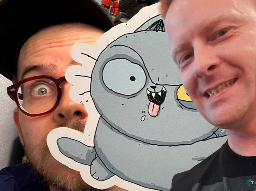 Thomas Hjorthaab bag Møgmis og Bjarne Nordberg Pedersen